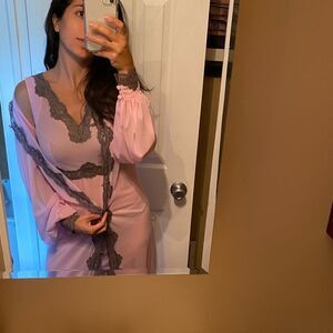 VINTAGE Emilio Pucci Pink Night Gown Small